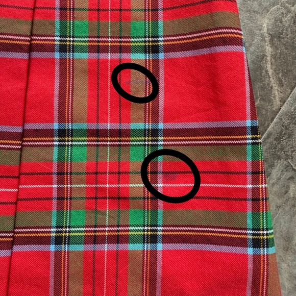 Lilly Pulitzer Red‎ Tartan Plaid Skort Size 4 - Picture 8 of 8